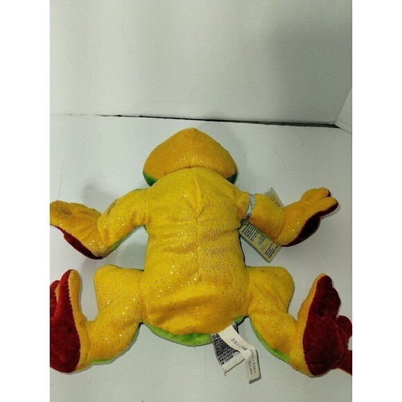 Ganz WebKinz Tree Frog Looks Like Code Is Still sealed Neon Green with Glitter - Picture 10 of 12